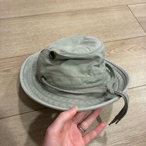 Tilley Endurables Safari Hat Tan Beige Canvas